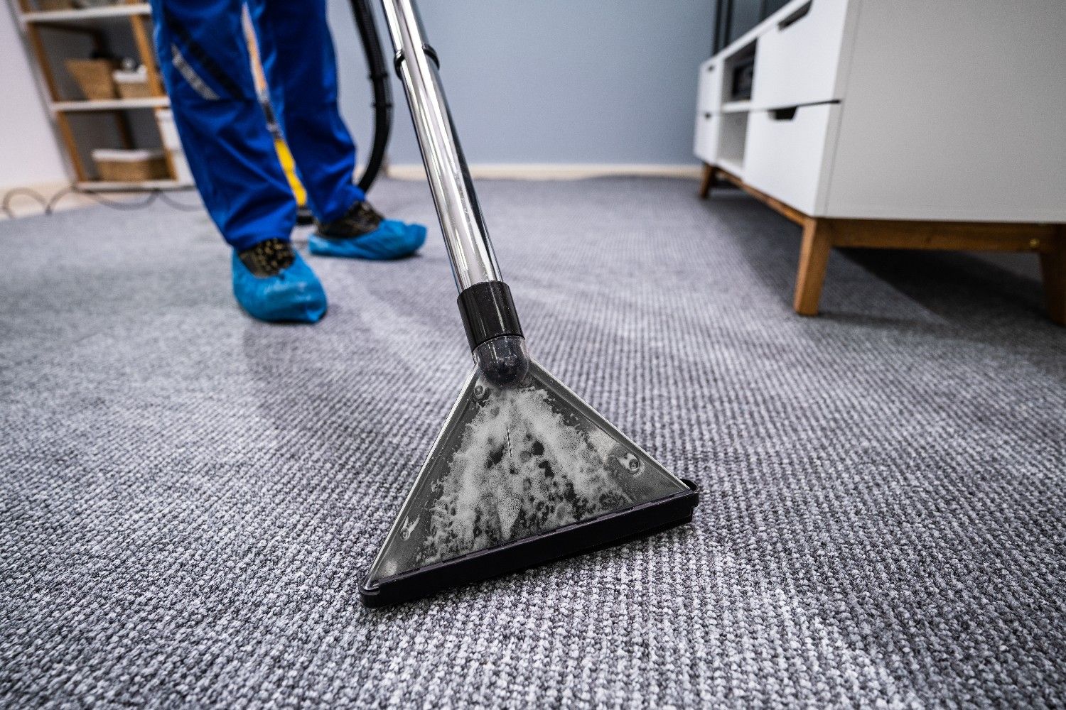 Upholstery cleaning results